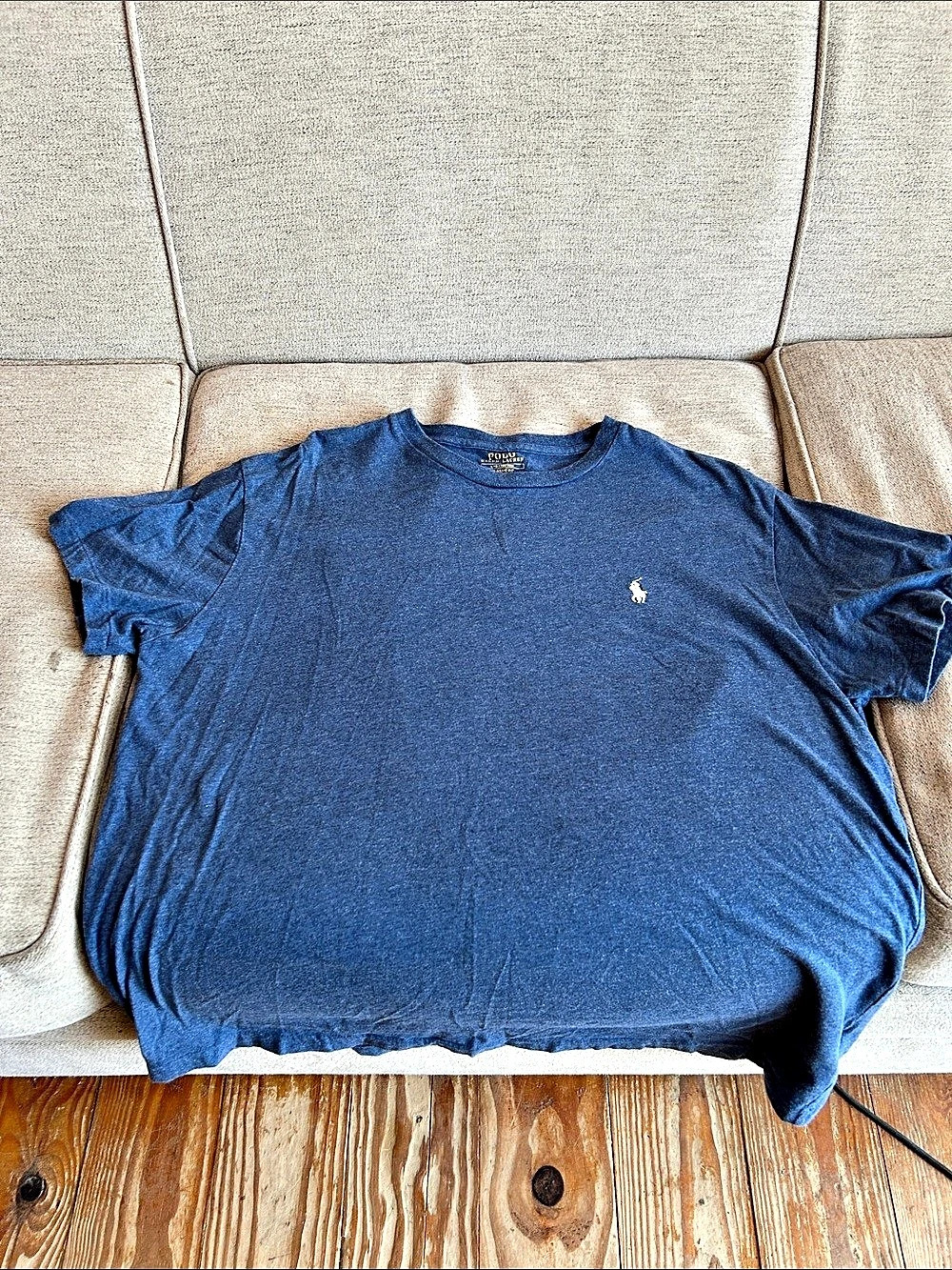 Polo Ralph Lauren Classic Fit Jersey Crewneck T-Shirt Blue